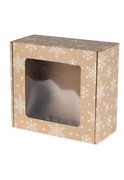 Pudełko w śnieżynki 20x20x10cm