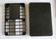 Kratka kominkowa termy Truma + pokrywa - czarna