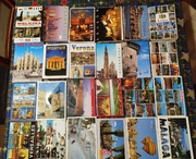 Pocztówki widokówki harmonijka kartki pocztowe rozkładane ponad 50 sztuk !