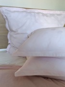 komplet z dwiema poszewkami na poduszki satyna bawełniana 70x80 cm