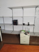 regał ekspozycyjny sklepowy witryna pólka szyna wspornik