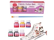 6x farba barwnik farby do malowania tkanin ubrań