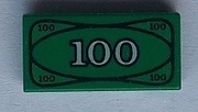 LEGO 3069px7 zielony banknot 100 6563