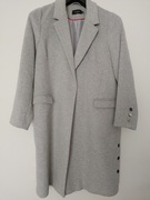 MONNARi nowy ciepły klasyczny szary płaszcz z wełną, rozmiar 46/XXXL