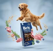 Karma odchudzająca dla psa Brit By Nature Light 15kg Indyk