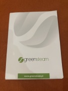 Teczka reklamowa Greensteam, A4, papierowa, do kolekcji