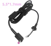 Wtyk z kablem do notebooków Acer, Packard Bell 5.5x1.7mm oryginalny