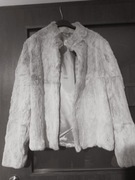 Futerko szare krotkie naturalne krolik38 40