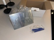 Roca przycisk spłukujący srebrny