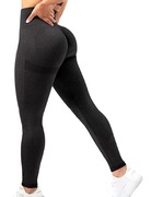 Antycellulitowe Legginsy Push Up Modelujące Sportowe na Siłownię do Jogi 