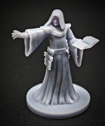Figurka DnD RPG, druk 3D 16k, Czarodziej z książką