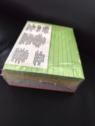 Karteczki kolorowe w linie do notatek A6 200szt karty indeksowe 