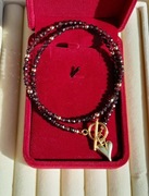 Naszyjnik z kamienia naturalnego granat.