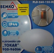 Plafoniera LED Bemko 12W z czujnikiem ruchu. Nowe!
