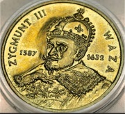 Zygmunt III Waza - 2zł złote 1998 rok