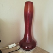 Wazon szklany czerwony ''Herkules''