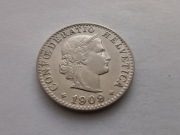 Szwajcaria 20 rappen 1909 B