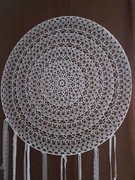 Łapacz snów 80 cm biały kordonek