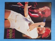 GUNS N' ROSES, QUEEN - GIGA (powiększony) plakat z czasopisma BRAVO