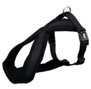 Trixie Uprząż premium z wyściółką polarową, czarna, S–M: 40-70 cm/20 mm