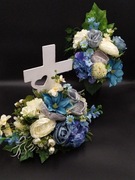 Komplet nagrobny-stroik i bukiet do wazonu