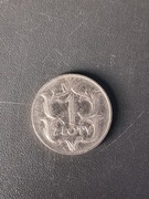 Moneta 1 zł, 1929 rok. Bez znaku mennicy 