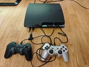 Sony PlayStation 3 Slim CECH 2004A, 2 oryginalne pady, stan bardzo dobry