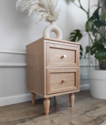 Szafka nocna fornir dębowy Elegant, fornirowana 40x40x60