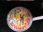 PARA POD JEDNYM PARASOLEM Leonid Afremov Micropuzzle 3 Oz 20$ Palau 2022