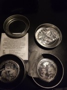 2 monety ghandi srebrne platerki limitowane monety Indie 
