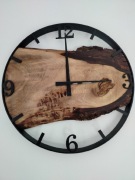 Zegar w stalowej obręczy 50 cm