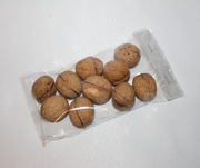 10x orzechy włoskie do dekoracji stroika puste na Boże Narodzenie