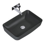 Umywalka nablatowa Nomia 50/39 black