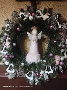 Wianek świąteczny z podświetleniem 