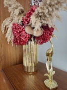 Ceramiczny wazon ryflowany 25cm 