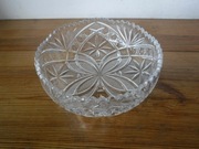 Duża gruba misa kryształowa PRL UNIKAT ZOBACZ 