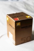 Nikkor 50 1.8 f - PUDEŁKO PO OBIEKTYWIE