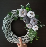 Wianek wiklinowy jesienny Handmade 