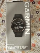 Smartwatch Garmin Vivomove Sport Czarny Nowy 