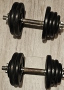 Hantle żeliwne 2 x 25 kg