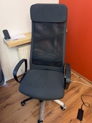 Krzesło biurowe IKEA MARKUS – bardzo wygodne, mało używane