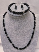 Naszyjnik i bransoletka z kamieni naturalnych Agat