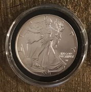 Amerykański Orzeł 2021 1 uncja srebra typ 2