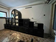 Regal drewniany, czarny elegancki 