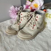 Buty dziewczęce traperki ocieplane Pepco r. 28,wiązane i zapinane na zamek