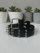 Pasek spike belt w stylu Y2K