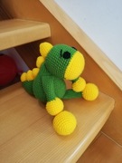 Dino, dinozaur, maskotka, szydełko