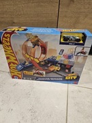 Hot Wheels City Posterunek policji Super Pętla Zestaw JBM71