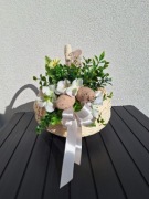 Stroik do koszyczka, gotowa dekoracja koszyczka