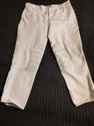 Bryczesy ujeżdżeniowe lub skokowe biale